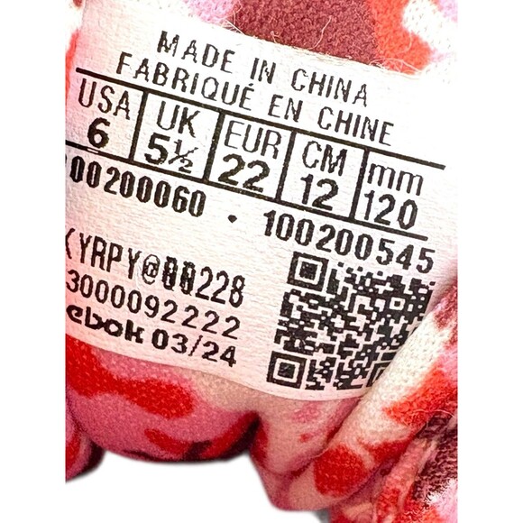 Reebok PJ Masks Owlette Power Heroes Kids Sneakers Red Pink Size 6 - Picture 5 of 9